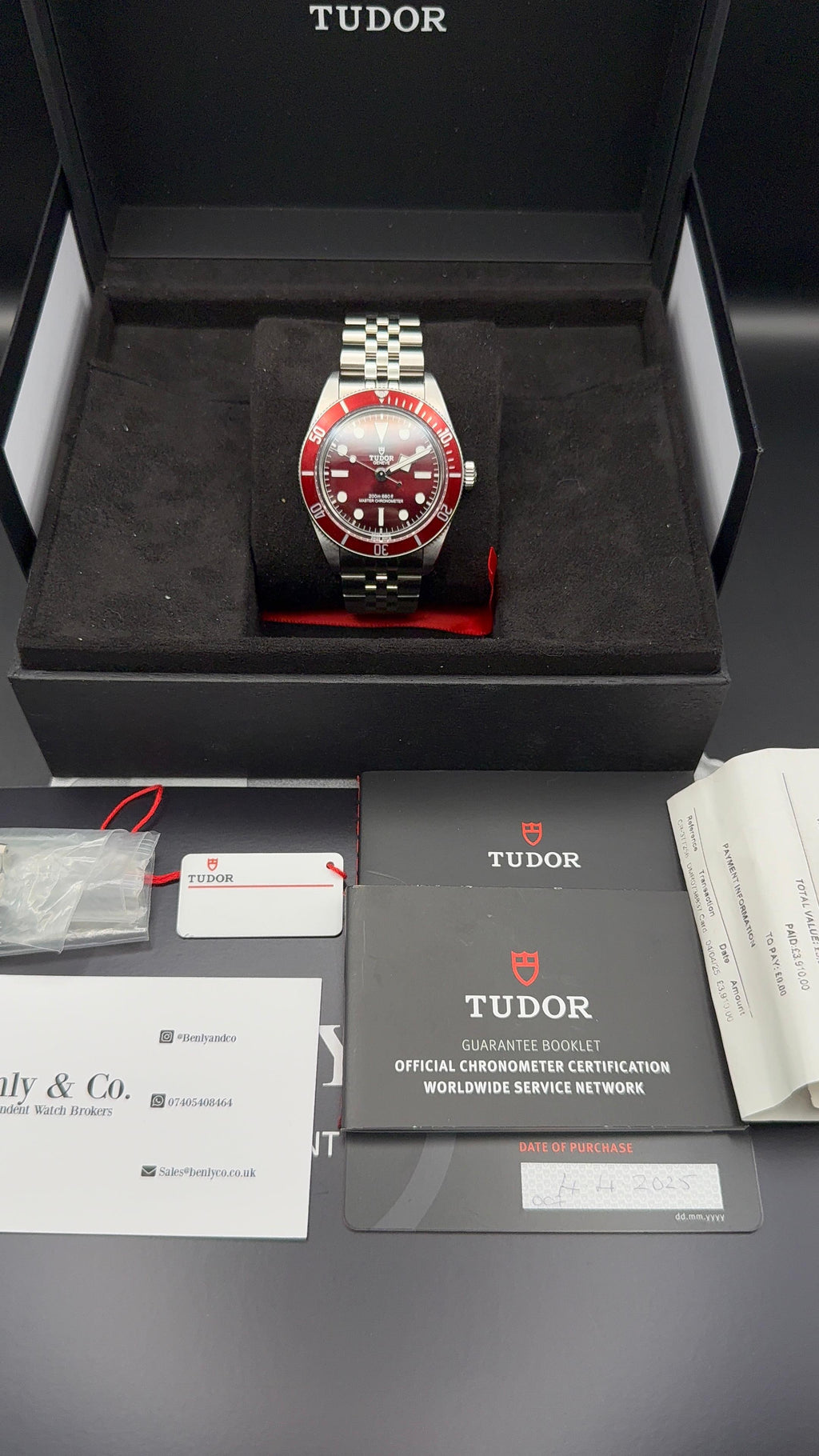 Tudor Black Bay 58 2025 - Burgundy