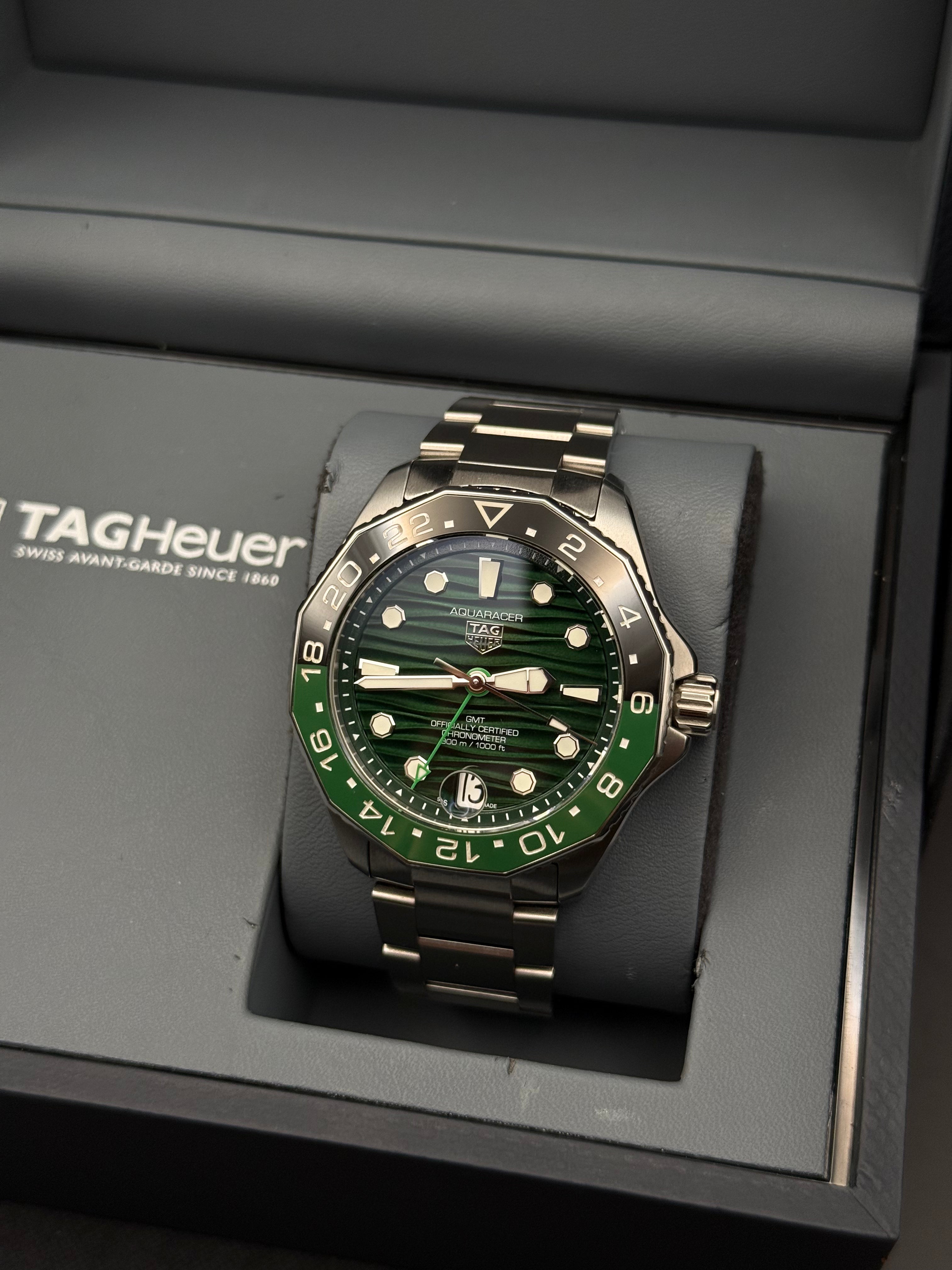 Tag Heuer Aquaracer GMT 300m 'Sprite'